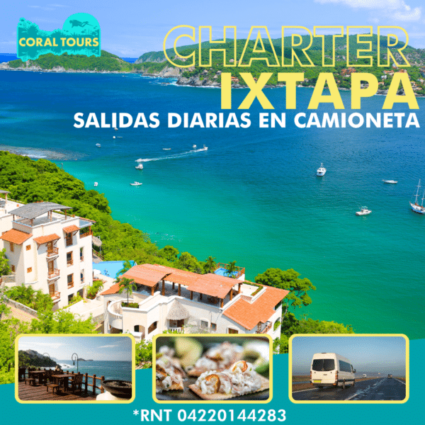 Charter Salidas Diarias a Ixtapa en Camioneta