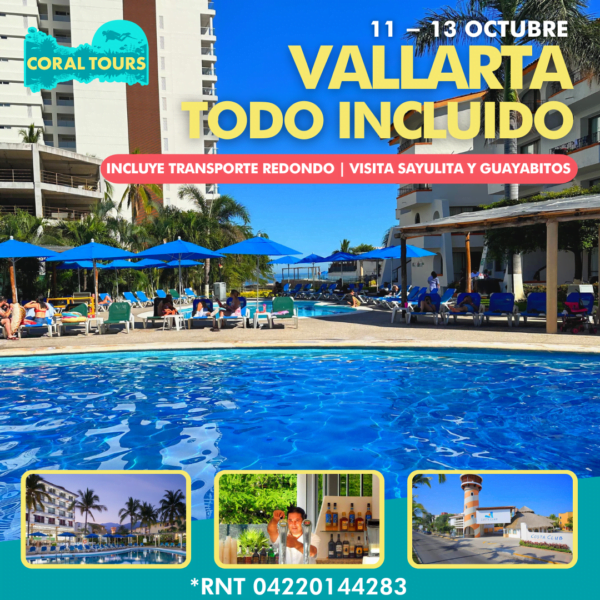 paquete todo incluido a vallarta desde queretaro, celaya y san juan del rio